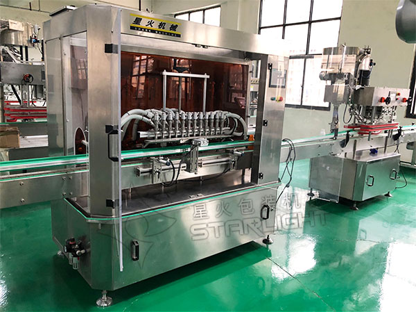 牛肉醬灌裝機設備-全自動牛肉醬灌裝加工生產線實拍圖