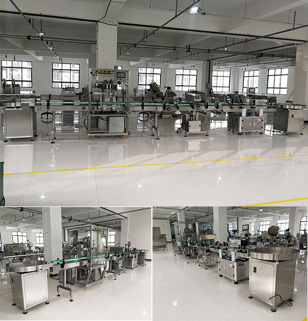 海鮮醬全自動灌裝機生產(chǎn)線廠家實拍圖